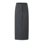 Jupe rétro taille haute, coupe slim assortie, fente dans le dos, robe trapèze au-dessus du genou